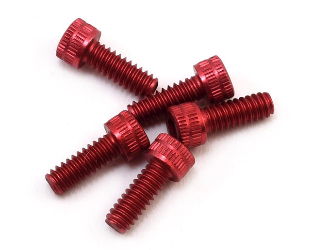 CLN1460, CRC 4-40x5/16 Socket Head Aluminum Screws (Red) (6)