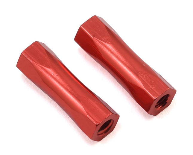 CLN1738, CRC Servo Plate Hex Standoffs (2) (Red)