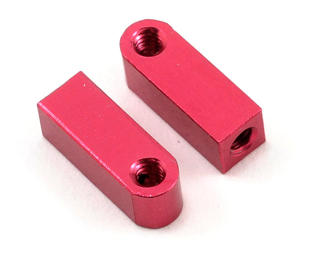 CLN3355, CRC Aluminum Vertical Shock Tower/Servo Mount Set (Red)