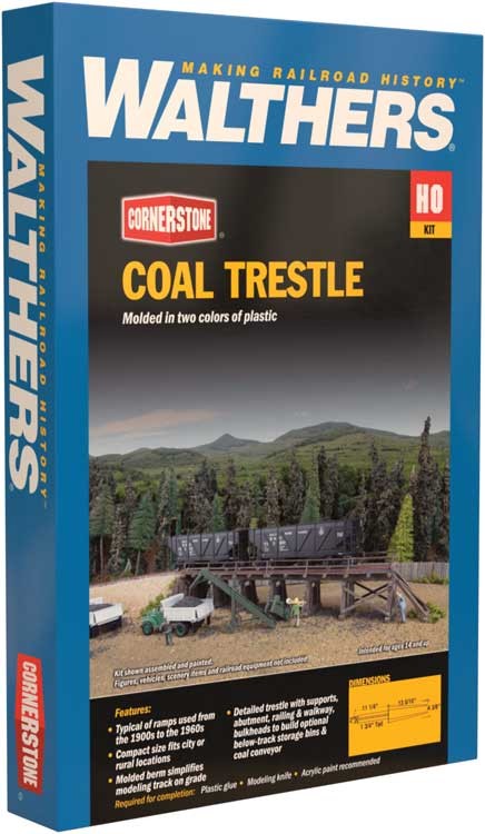 Walthers Cornerstone Coal Trestle -- Kit