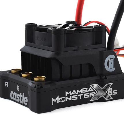 CSE010-0165-01, Castle Creations Mamba Monster X 8S 1/6 ESC/Motor Combo w/2028 Sensored Motor (800kV)
