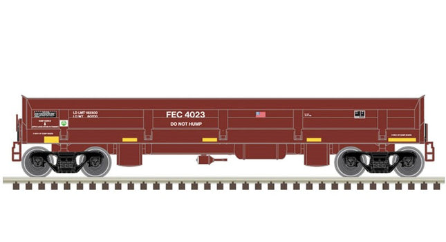 Difco Side-Dump Car - Ready-to-Run - Master(R) -- Florida East Coast 4023 (Boxcar Red) - Caloosa Trains And Hobbies
