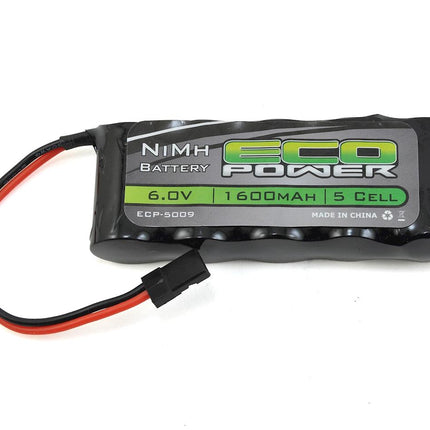 ECP-5009, EcoPower 5-Cell NiMH Stick Receiver Battery Pack (6.0V/1600mAh)