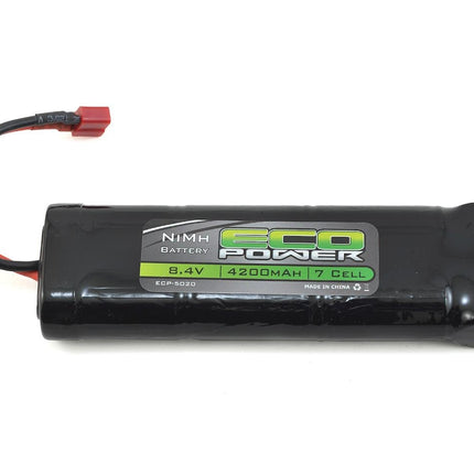 ECP-5020, EcoPower 7-Cell NiMH Stick Pack Battery w/T-Style Connector (8.4V/4200mAh)