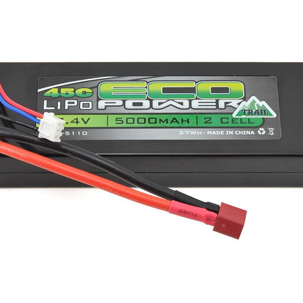 ECP-5110, EcoPower "Trail" 2S 45C Hard Case LiPo Battery (7.4V/5000mAh)
