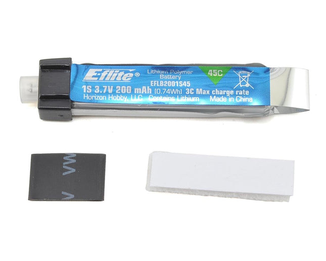 EFLB2001S45, E-flite 1S LiPo Battery 45C (3.7V/200mAh)