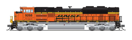 N Scale - EMD SD70ACe - Sound and DCC - Paragon3(TM) -- BNSF Railway 9268 (orange, black, yellow, Wedge Logo) - Caloosa Trains And Hobbies