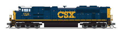 N Scale - EMD SD70ACe - Sound and DCC - Paragon3(TM) -- CSX 4836 (YN3, blue, yellow) - Caloosa Trains And Hobbies