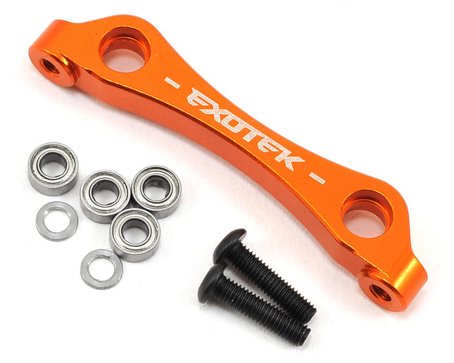 EXO1486, Exotek D413 Aluminum Steering Rack (Orange)