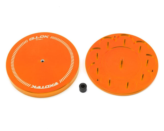 EXO1700ORG, Exotek G.LOK Gear Locker Pinion & Spur Gear Case w/Parts Tray (Orange)