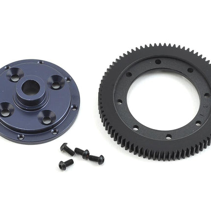 EXO1798, Exotek EB410 48P Machined Spur Gear & Mounting Plate (81T)