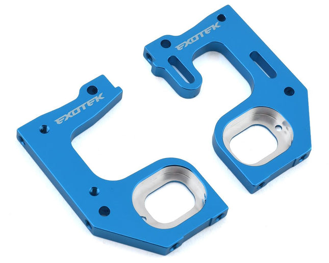 EXO1902, Exotek TRF103 HD Motor Plate Set (Blue)