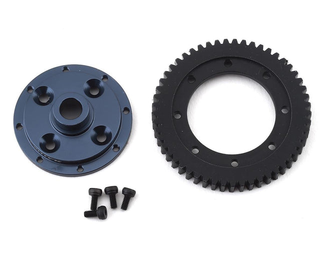 EXO1909, Exotek ET410 Machined 32P Spur Gear & Mounting Plate (53T)