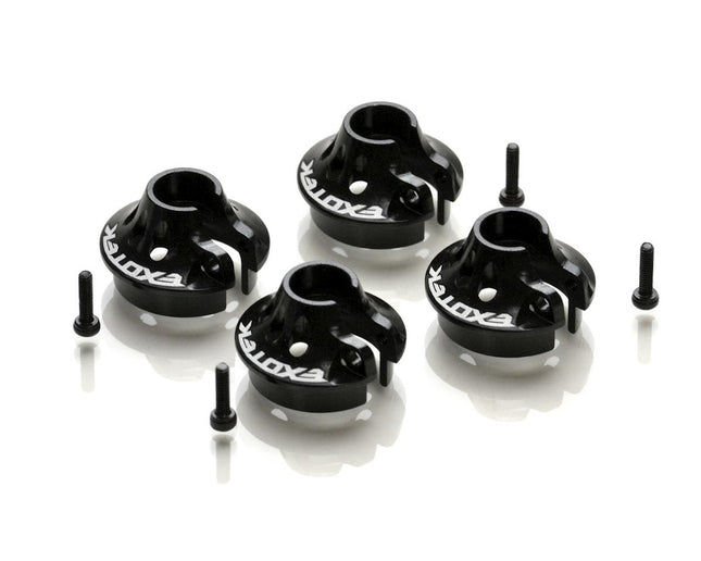 EXO1929, Exotek D819/E819 HD Clamping Spring Perch Set (Black) (4)