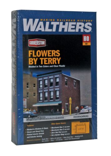 Walthers Cornerstone, 933-3473, Flowers by Terry -- Kit - 3 x 4 x 4-3/8" 7.6 x 10.2 x 11.1cm
