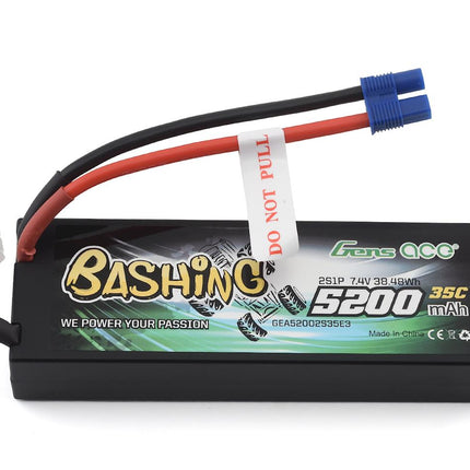 GEA52002S35E3, Gens Ace Bashing 2S 35C LiPo Battery Pack (7.4V/5200mAh)