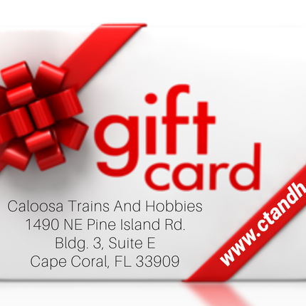 Caloosa Trains And Hobbies Gift Card