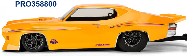 PRO358800, 1/10 1970 Pontiac GTO Judge Clear Body: Drag Car