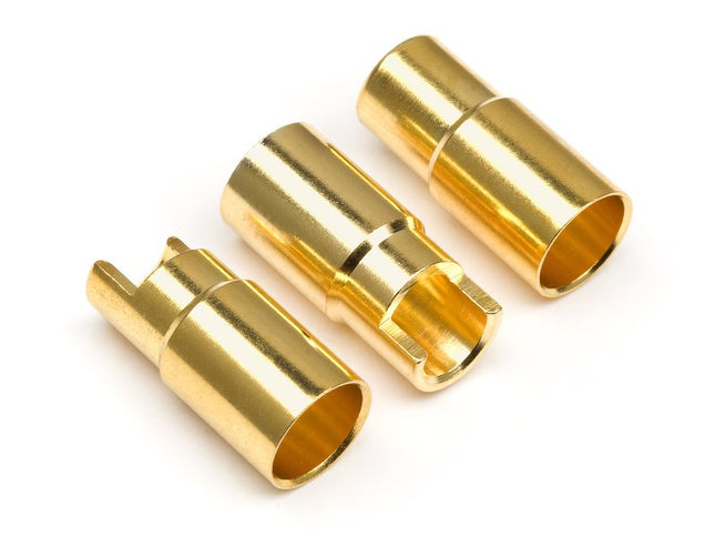 HPI101953, Female Gold Connectors (6.0mm Dia) (3pcs)