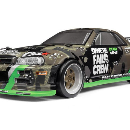 HPI120101, Micro RS4 Drift Fail Crew Nissan Skyline R34 GT-R RTR Ready To Run w/ Battery & Charger