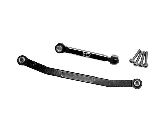 HRASXTF49X01, Hot Racing Axial SCX24 Aluminum Fix Tight Tolerance Steering Rod Link (Black)