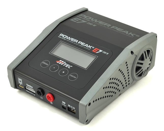 HRC44265, Hitec Power Peak E7 LiPo/LiHV/NiMH Battery Balance Charger (7S/20A/200W)