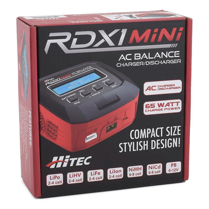 HRC44295, Hitec RDX1 Mini AC Charger (6S/6A/65W)