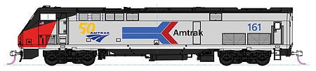 KAT1766036, N P42 Amtrak® Phase I #161 w/ 50th Anniversary Logo