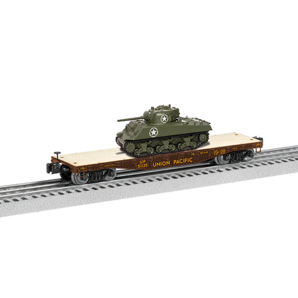 LNL1926741, O 40' Flatcar w/Sherman Tank, UP #51125