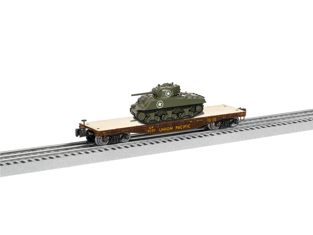 LNL1926741, O 40' Flatcar w/Sherman Tank, UP #51125