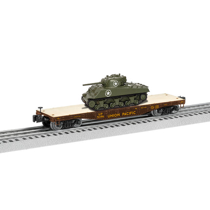 LNL1926742, O 40' Flatcar w/Sherman Tank, UP #51196