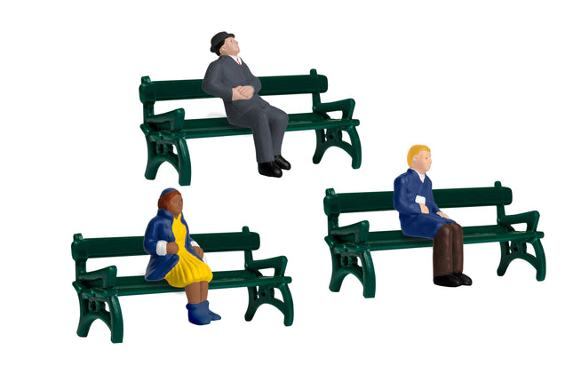 LNL1930190, Sitting People with Benches 6-Pack