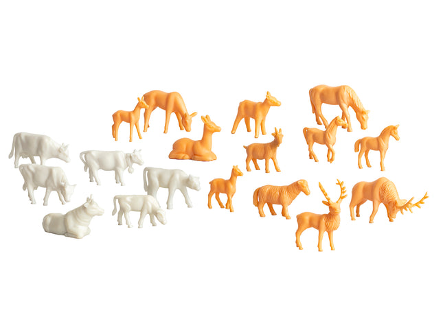 LNL1930310, Unpainted Animals 36-Pack