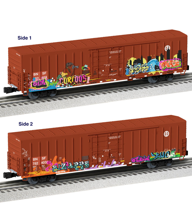 LNL2026561, O Freight, BNSF #782403 w/ Graffiti