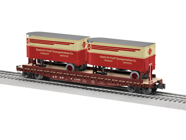 LNL2026611, O 50FT Flatcar w/20FT Trailer, SF #91156