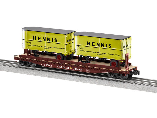 LNL2026641, O 50FT Flatcar w/20FT Trailer, TT/Hennis #475231