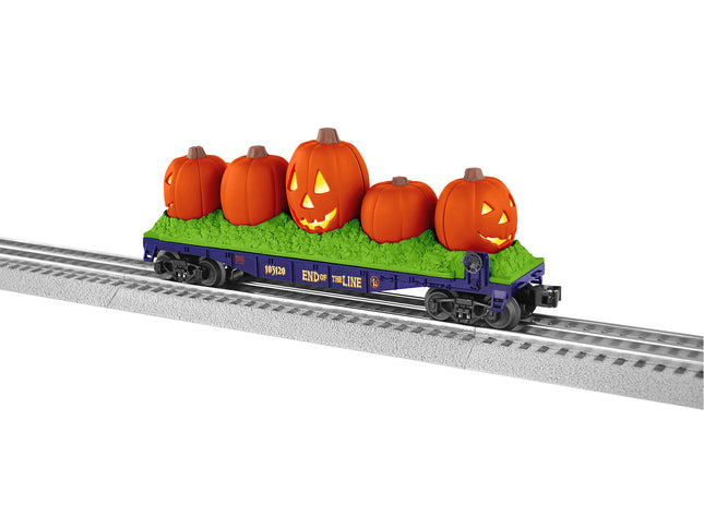 LNL2028160, O27 Flatcar, Jack O'Lantern