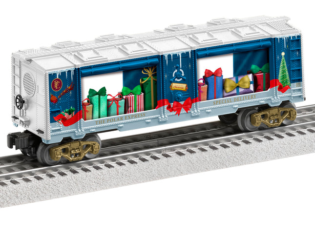 LNL2028470, O27 Boxcar, The Polar Express Present Mint Car