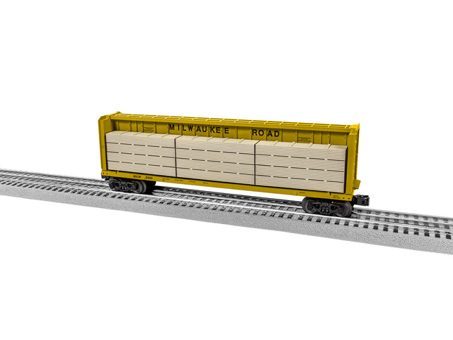 LNL2043051, O Centerbeam Flatcars, MILW #6300