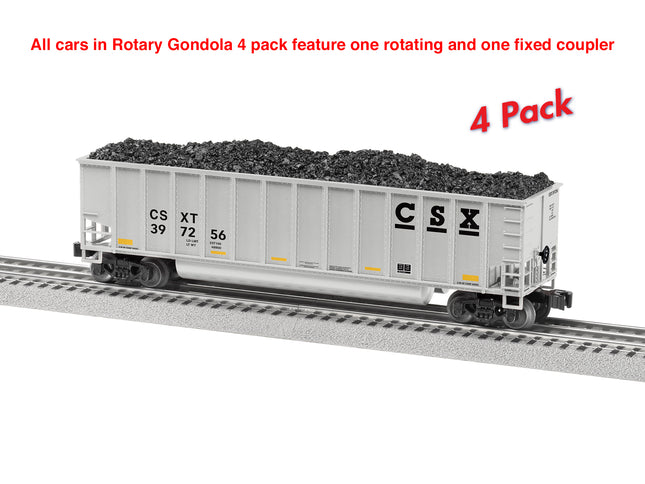 LNL2043240, O Rotary Gondola, CSX (4) Pack B