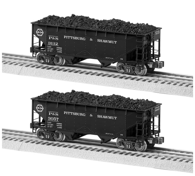 LNL2226070, O31 Die-Cast AAR 2-Bay Hopper 2-Packs, P&S