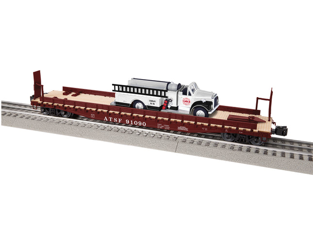 LNL2226270, O36 50' Flatcar with Firetruck, SF #91090