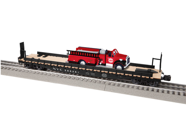 LNL2226290, O36 50' Flatcar with Firetruck, NYC #506261