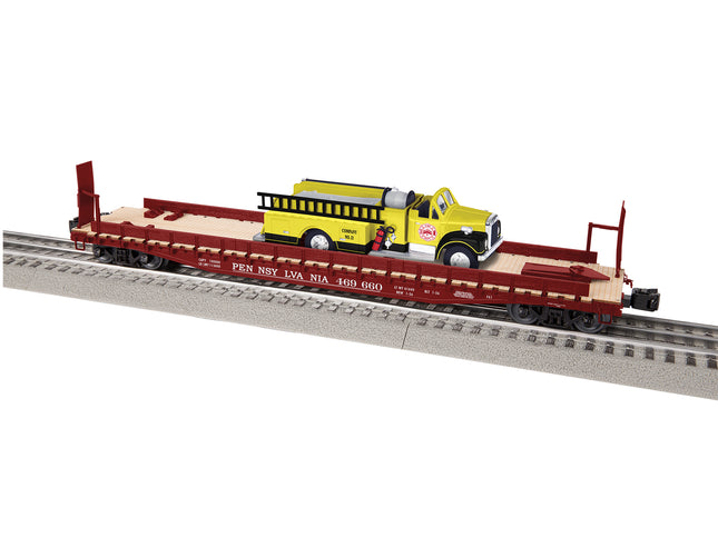 LNL2226300, O36 50' Flatcar with Firetruck, PRR #469660