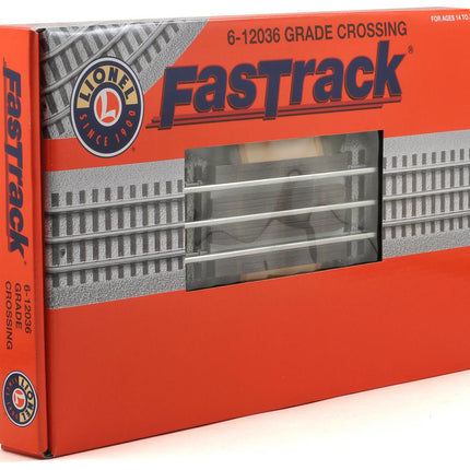 LNL612036, Lionel O FasTrack Grade Crossing Track Set (2)