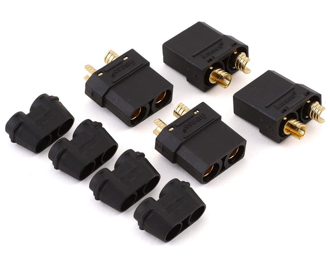 MCL4268, Maclan XT90 Connectors (4 Female) (Black)