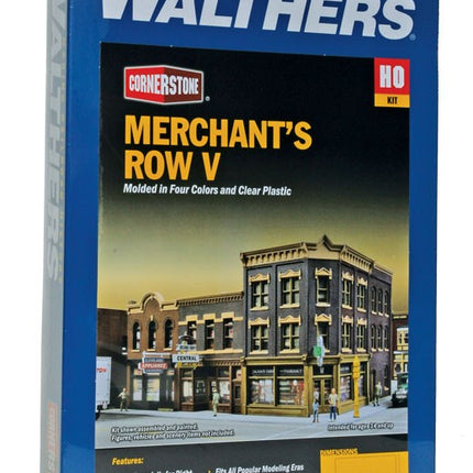 Walthers Cornerstone Merchant's Row V -- Kit