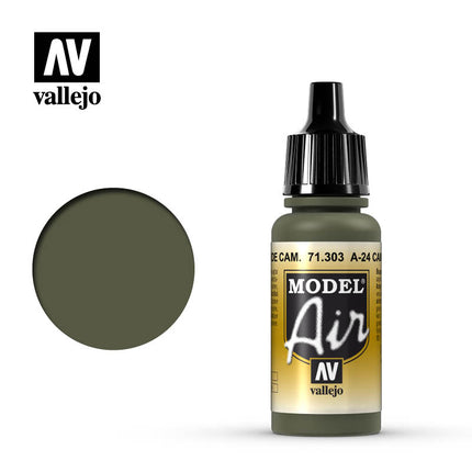 17ml Bottle A-24M Camouflage Green Model Air
