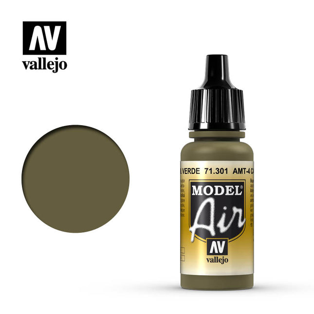 17ml Bottle AMT4 Camouflage Green Model Air