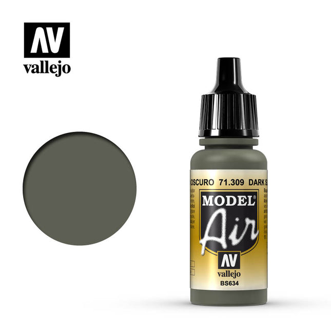 17ml Bottle Dark Slate Grey Model Air